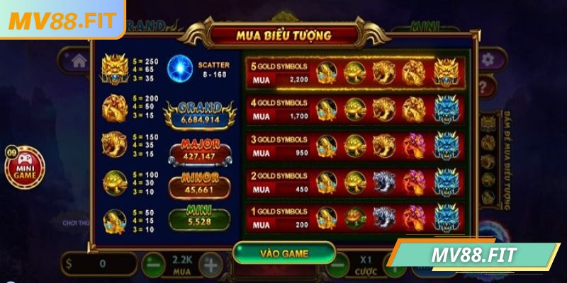 Kho Báu Tứ Linh MV88 đưa người chơi bước vào hành trình khám phá kho báu